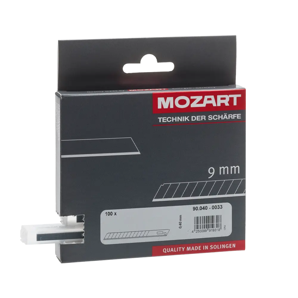 MOZART Snap-Off Blade 9mm Mozart AG