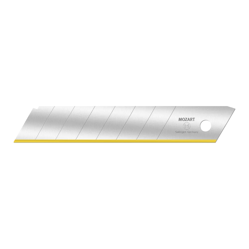 MOZART Snap-Off Blade TIN HRC 65 Hardness 18mm - Mozart Blades NA